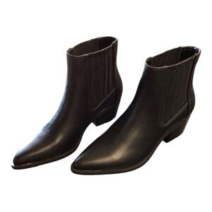 Madden Girl Black Ankle Boots